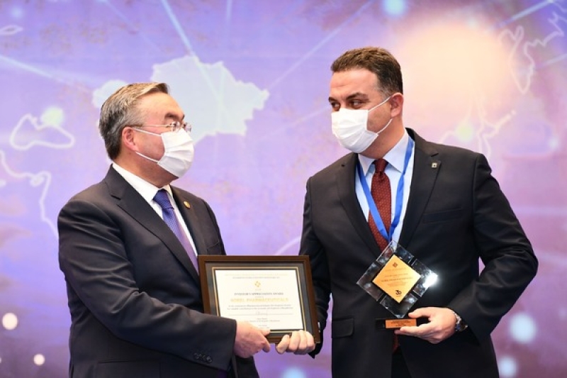 NOBEL PHARMACEUTICALS удостоена премии за вклад в развития фарминдустрии РК